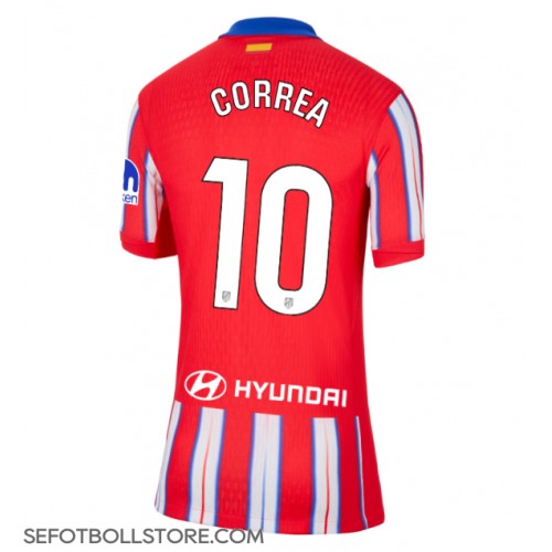 Atletico Madrid Angel Correa #10 Replika Hemmatröja Dam 2024-25 Kortärmad